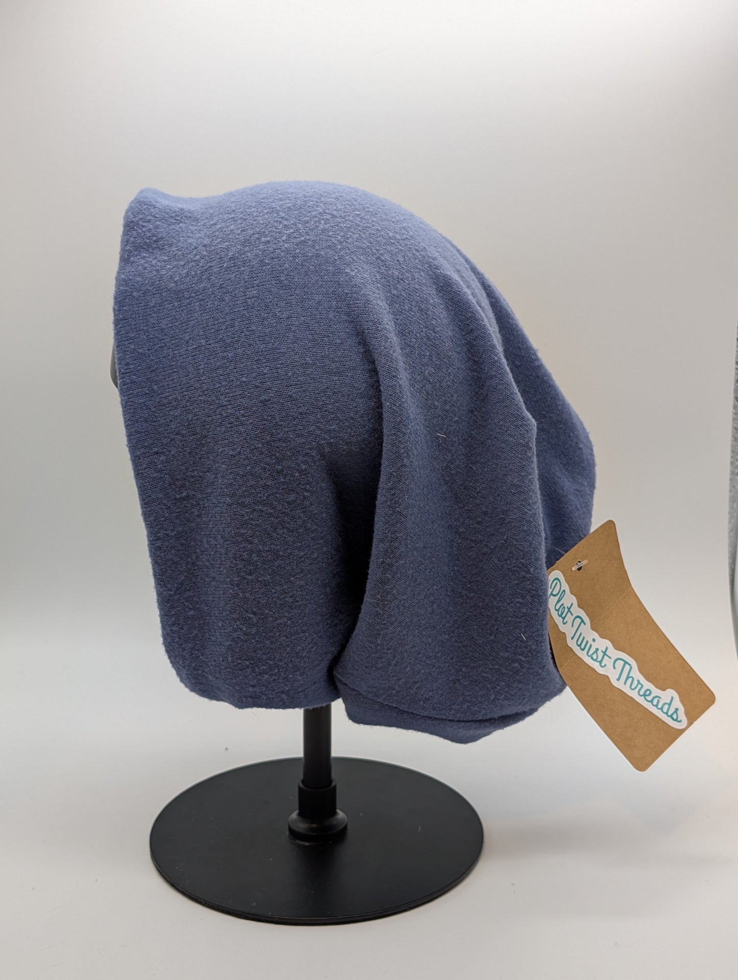 Beanie - Slouchy Beanie - Sweater Knit - Blue