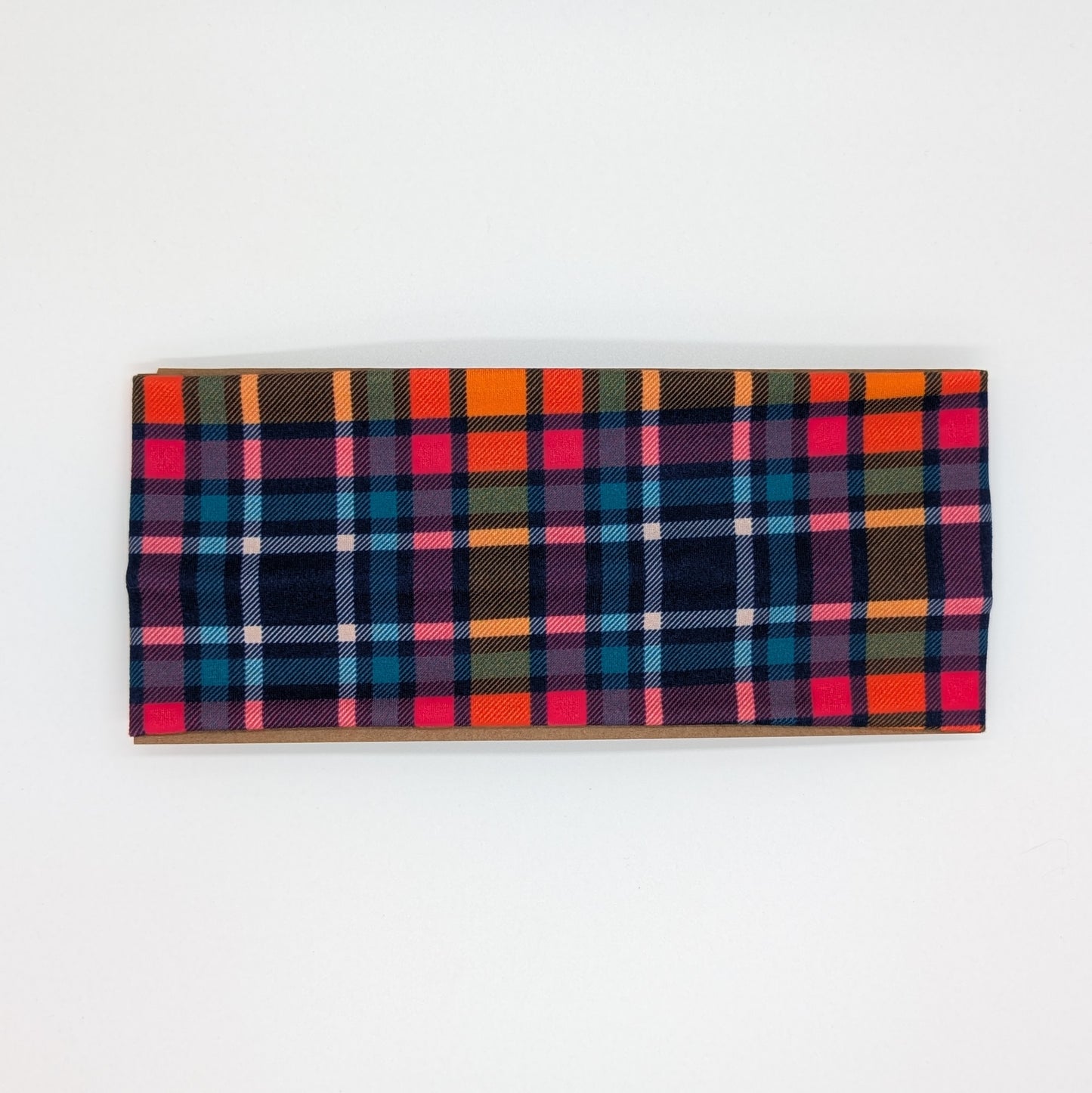 Adult Twist Headband - Fall Plaid