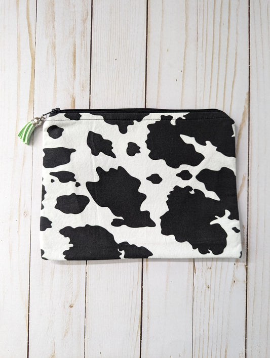 Zipper Bag - Cow Print