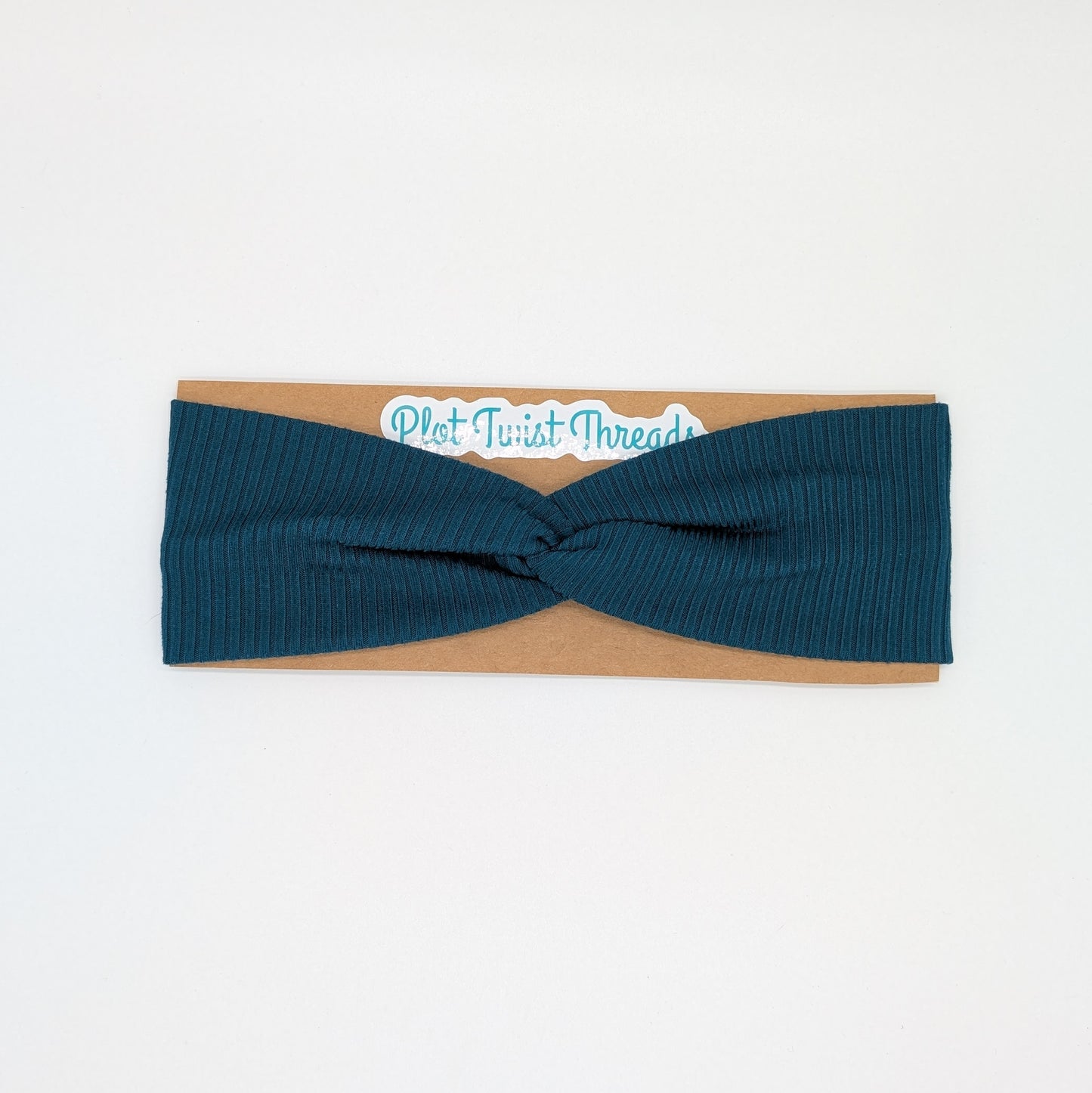 Youth Twist Headband - Rib Knit - Sea Spray