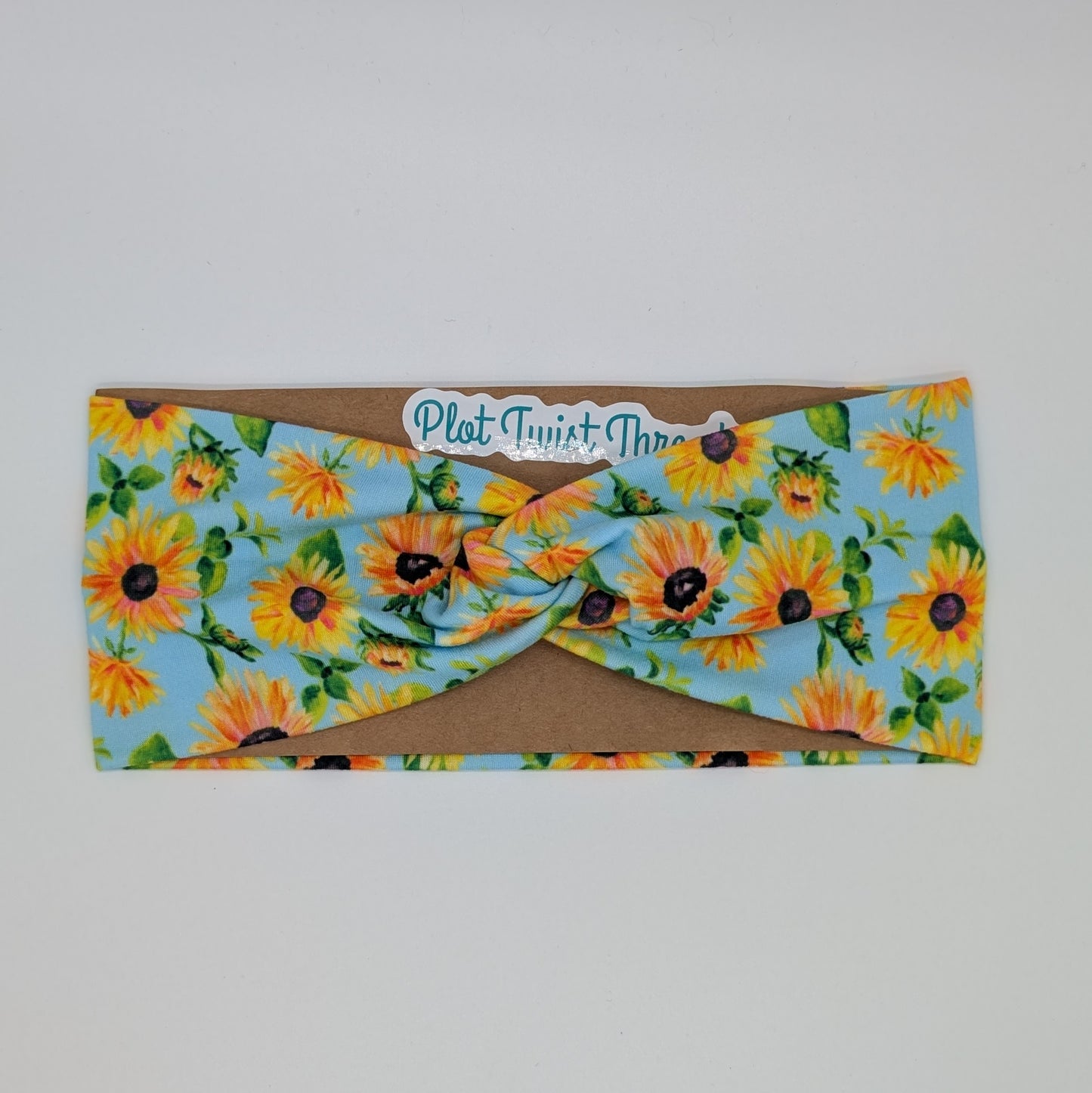 Adult Twist Headband - Sunflowers