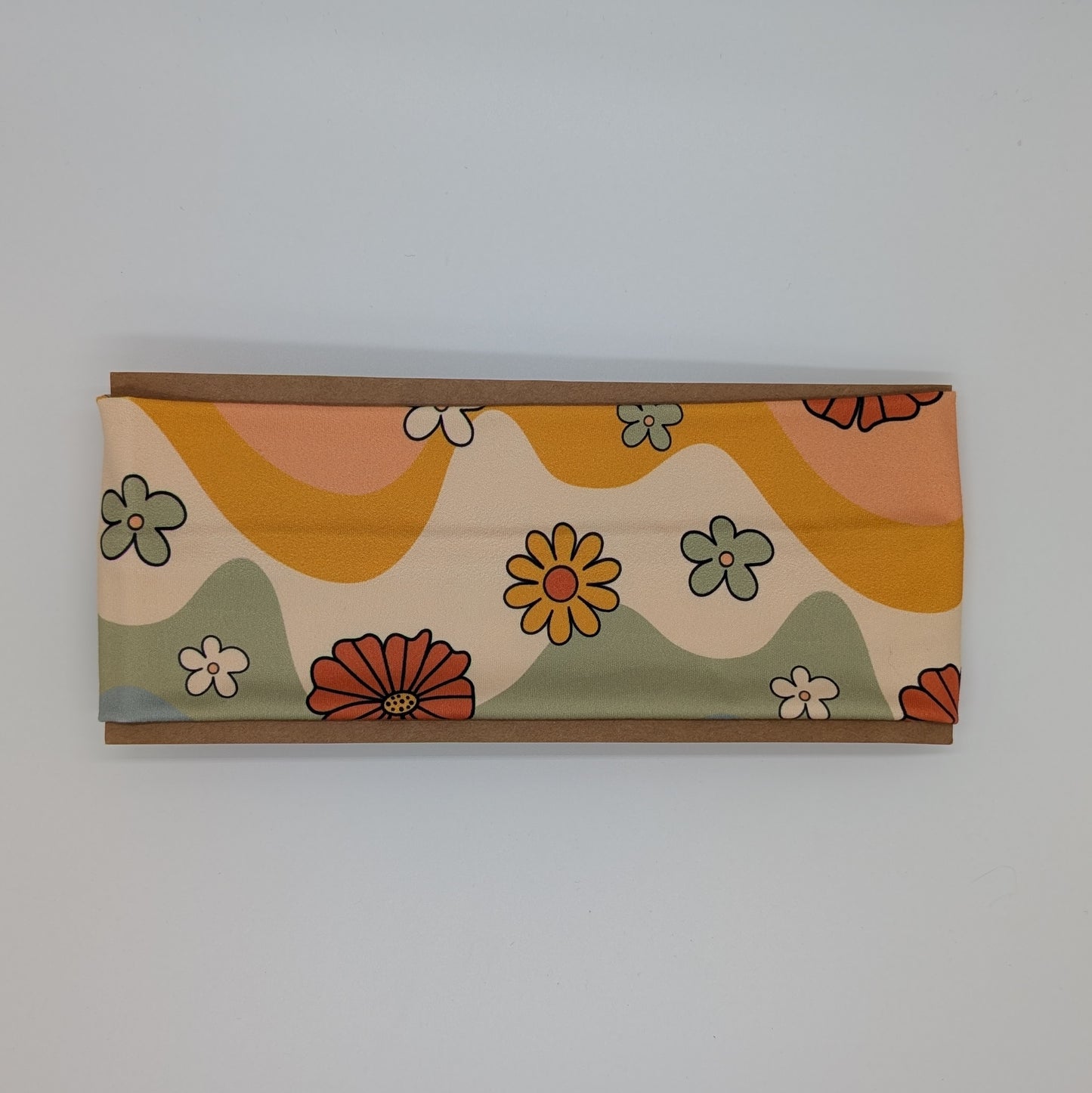Adult Twist Headband - Wavy Retro Floral
