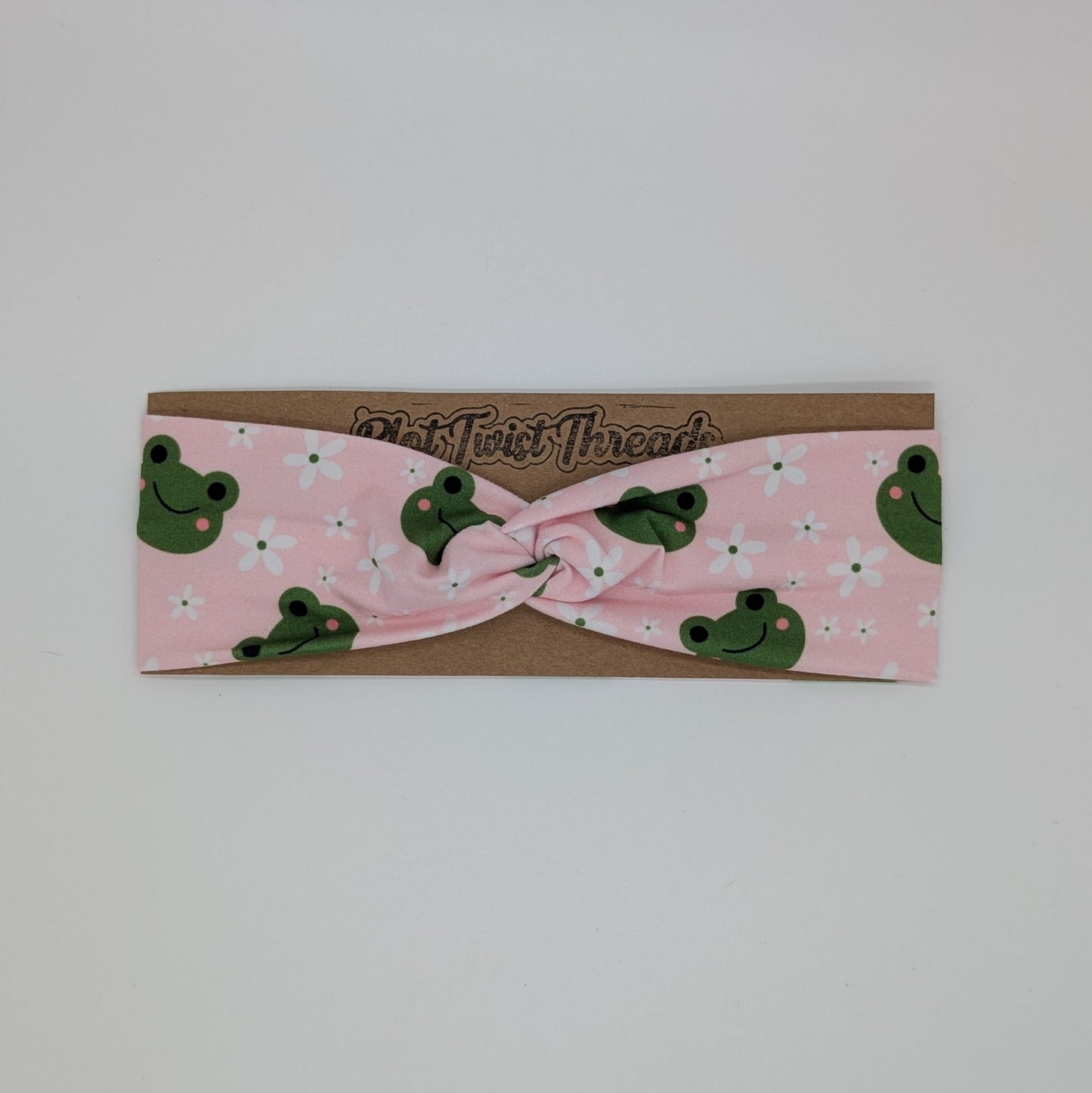 Youth Twist Headband - Frogs