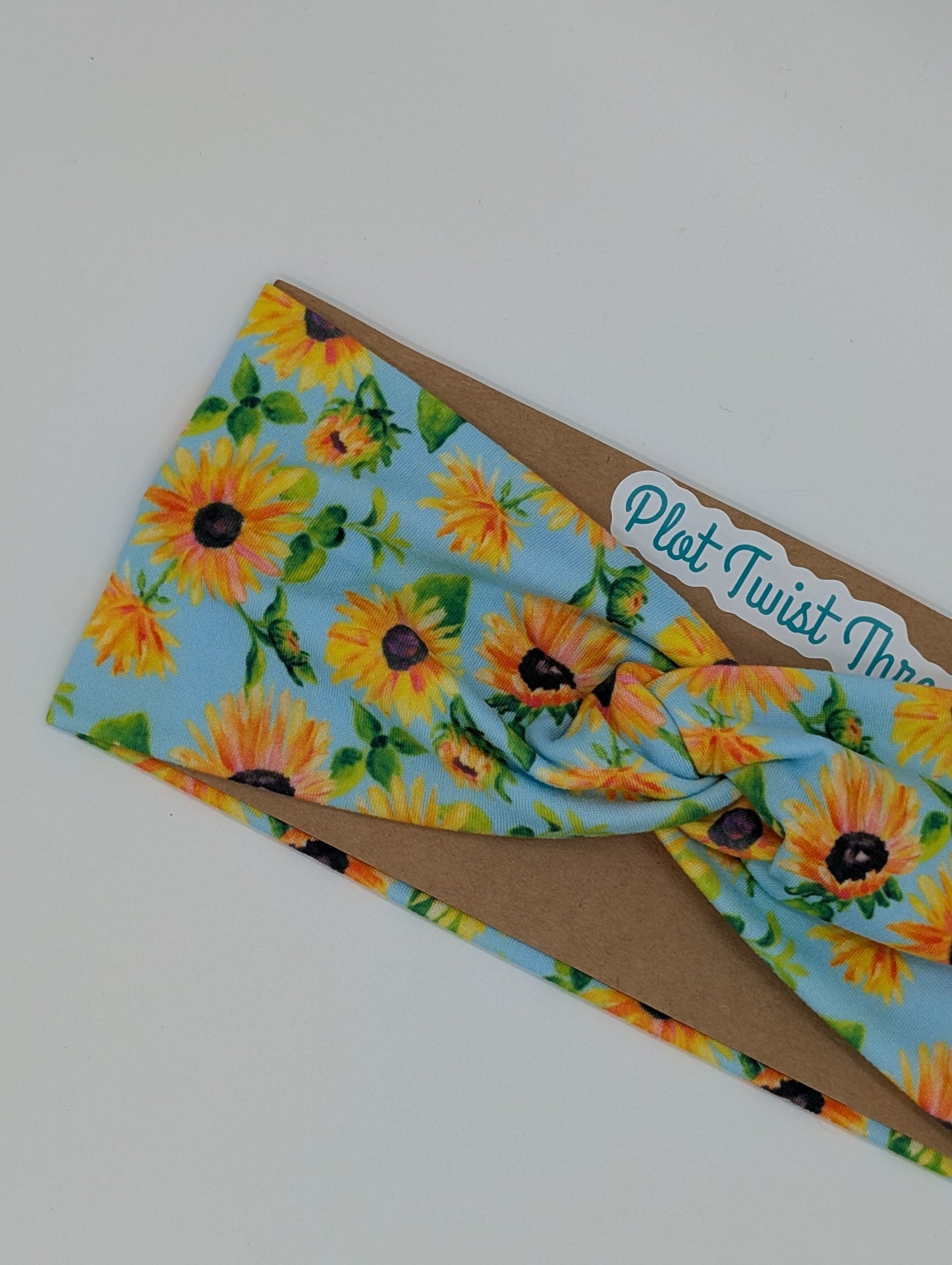 Adult Twist Headband - Sunflowers