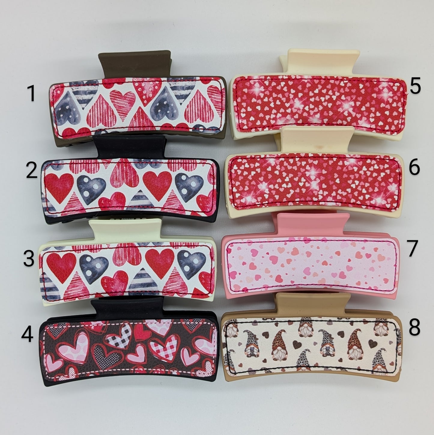 Claw Clips - Valentine's Day - Hearts