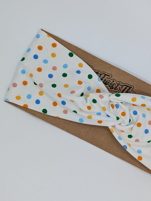 Adult Twist Headband - Confetti