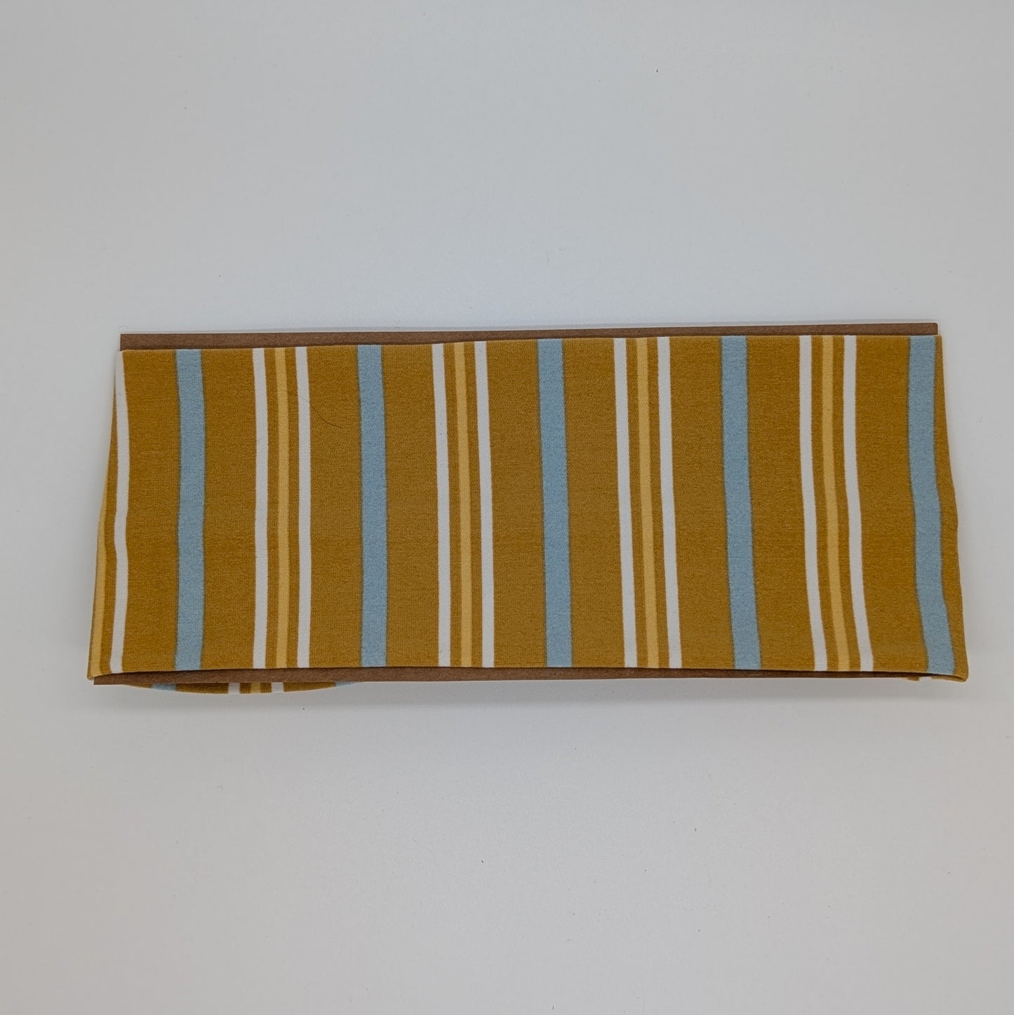 Adult Twist Headband - Mustard Stripes