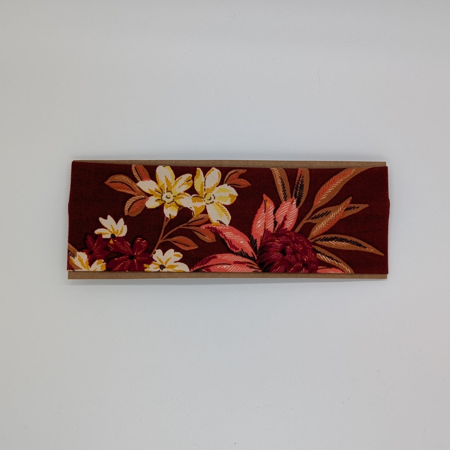 Youth Twist Headband - Red Floral