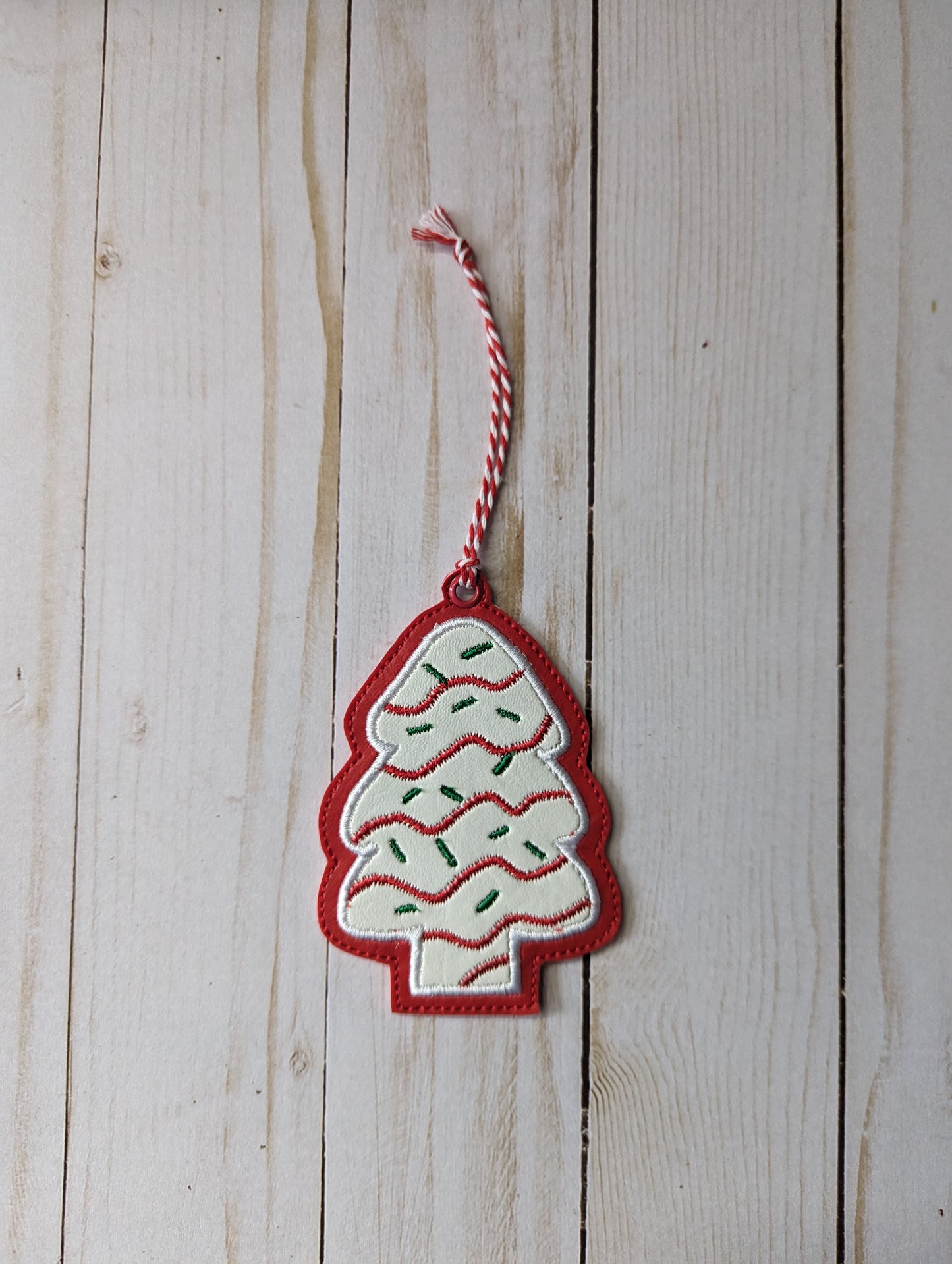 Embroidered Ornament - Christmas Tree Cakes