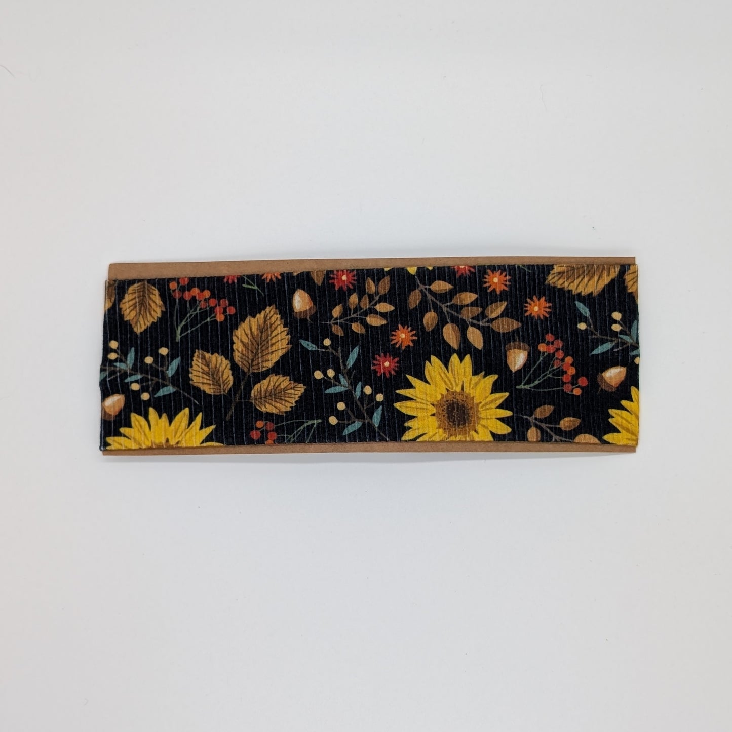 Youth Twist Headband - Rib Knit - Sunflowers