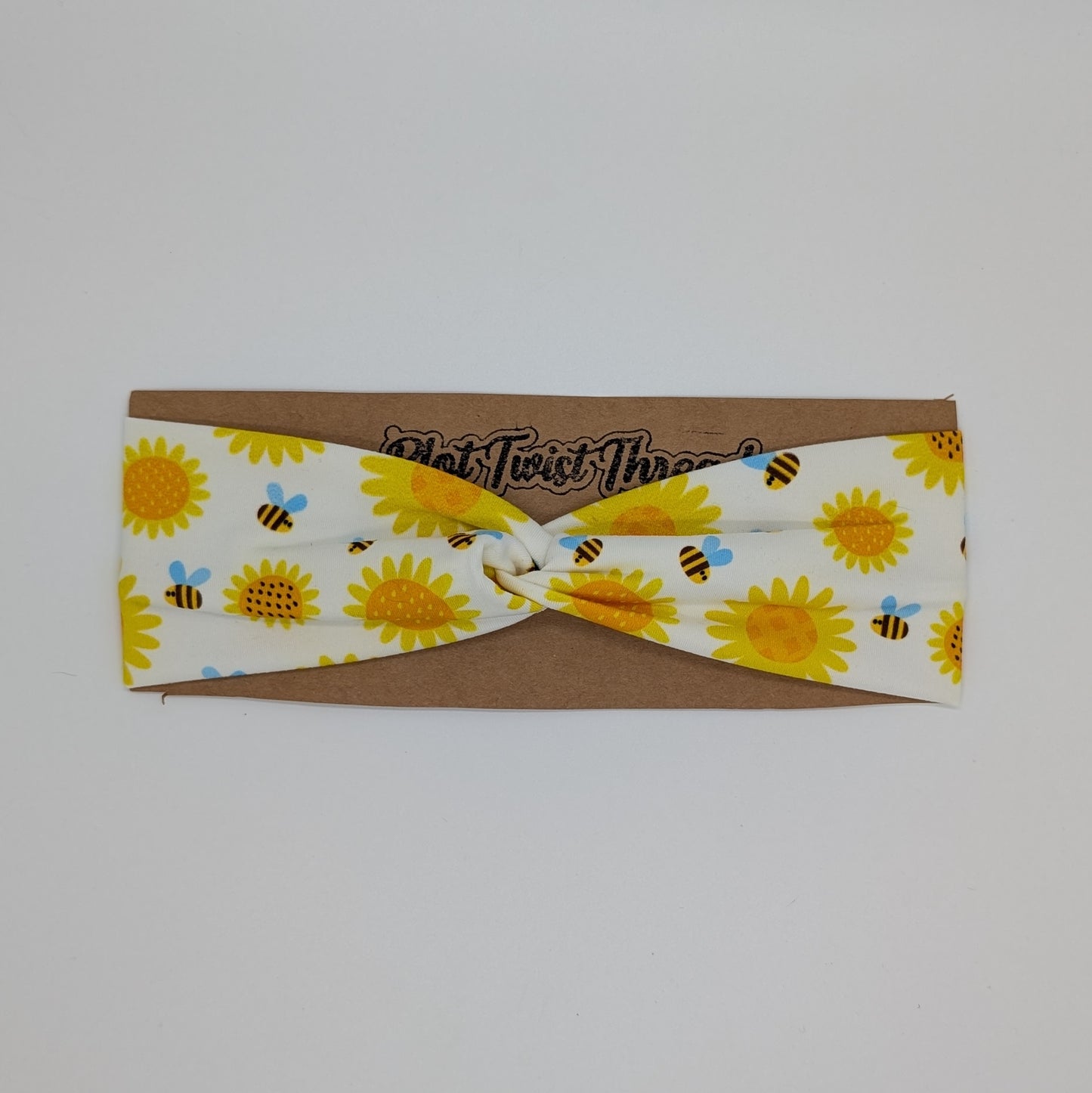 Youth Twist Headband - Bees