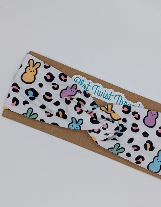 Youth Twist Headband - Bunnies - Peeps
