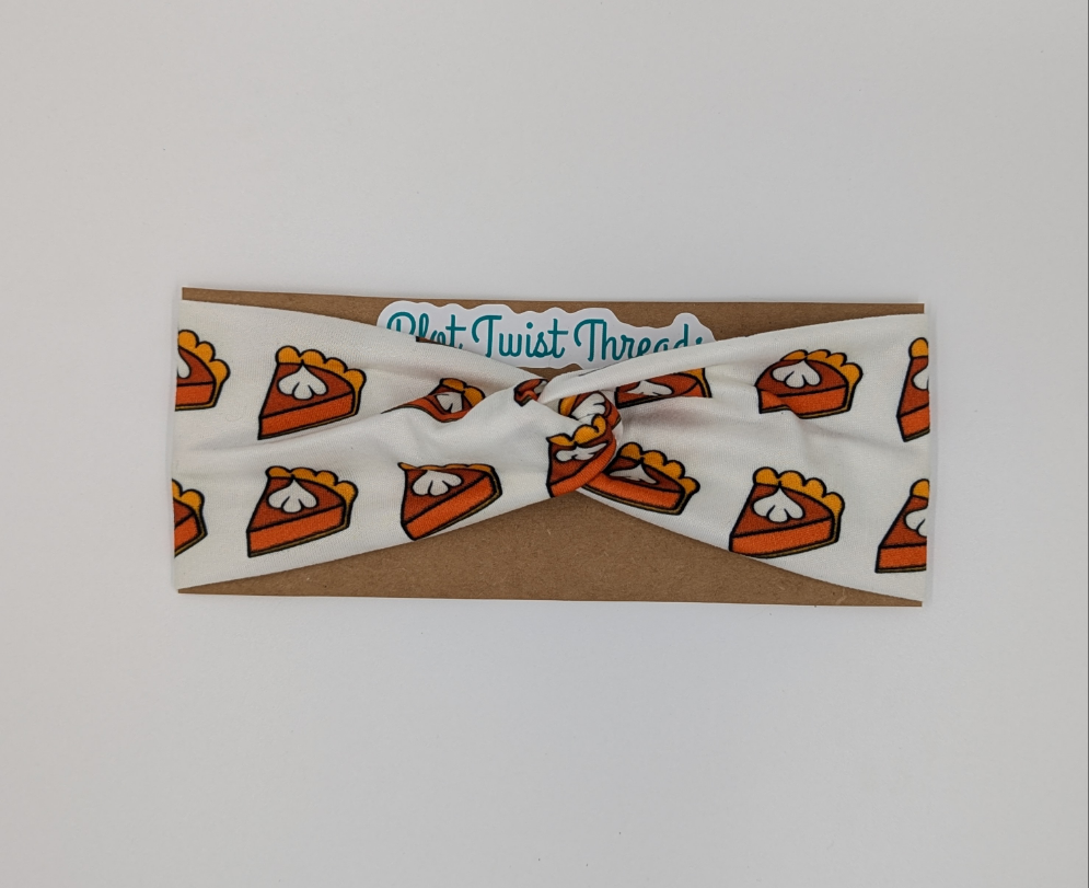 Youth Twist Headband - Pumpkin Pie