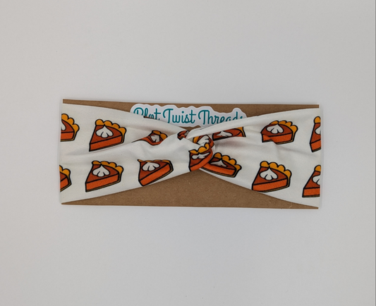 Youth Twist Headband - Pumpkin Pie