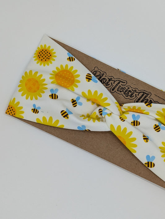 Adult Twist Headband - Bees