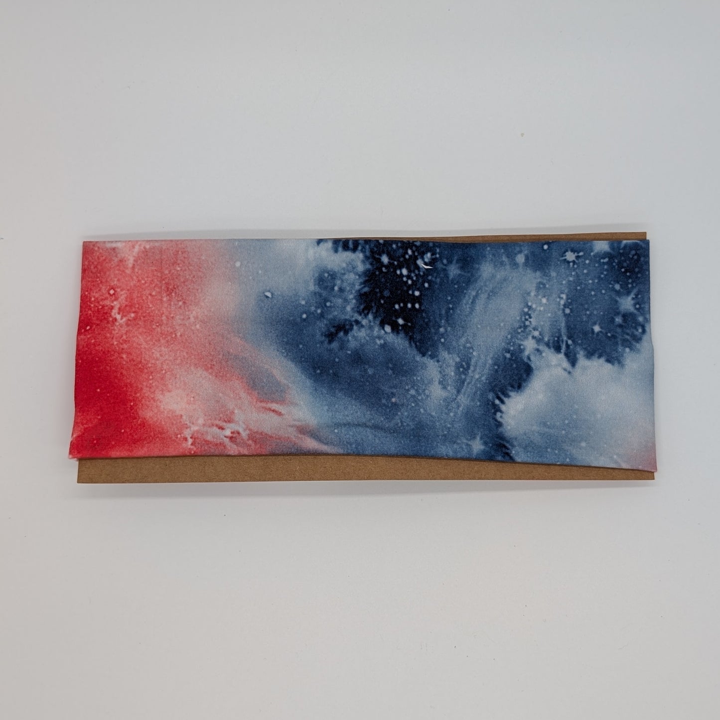 Adult Twist Headband - Red, White and Blue Galaxy