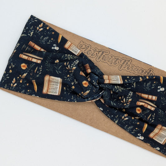 Adult Twist Headband - Books