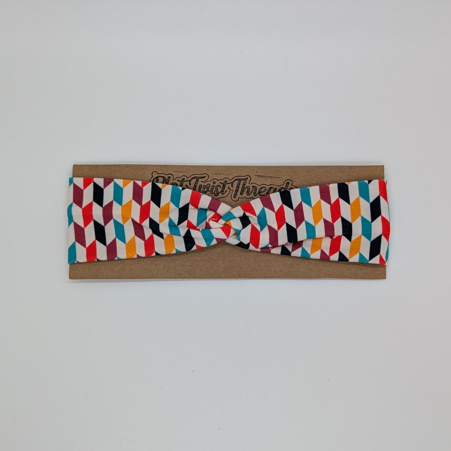 Youth Twist Headband - Geometric