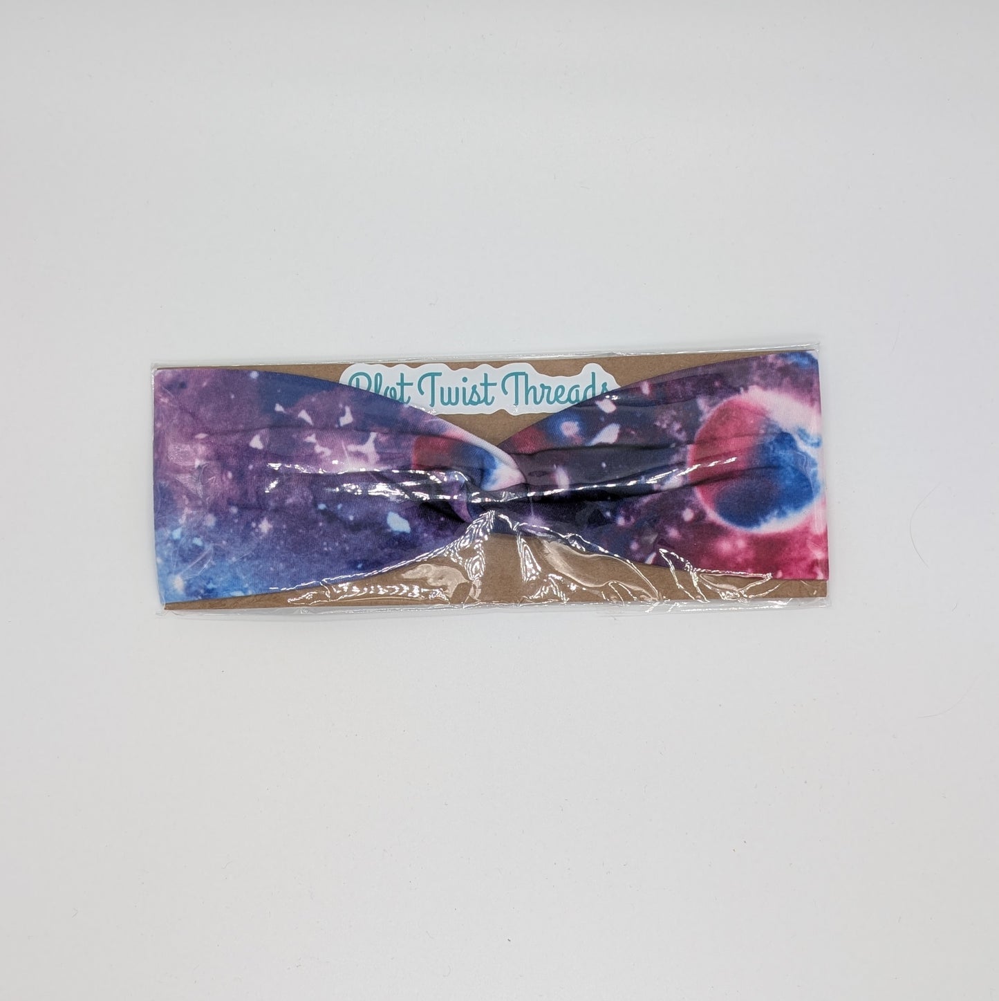 Youth Twist Headband - Purple Galaxy