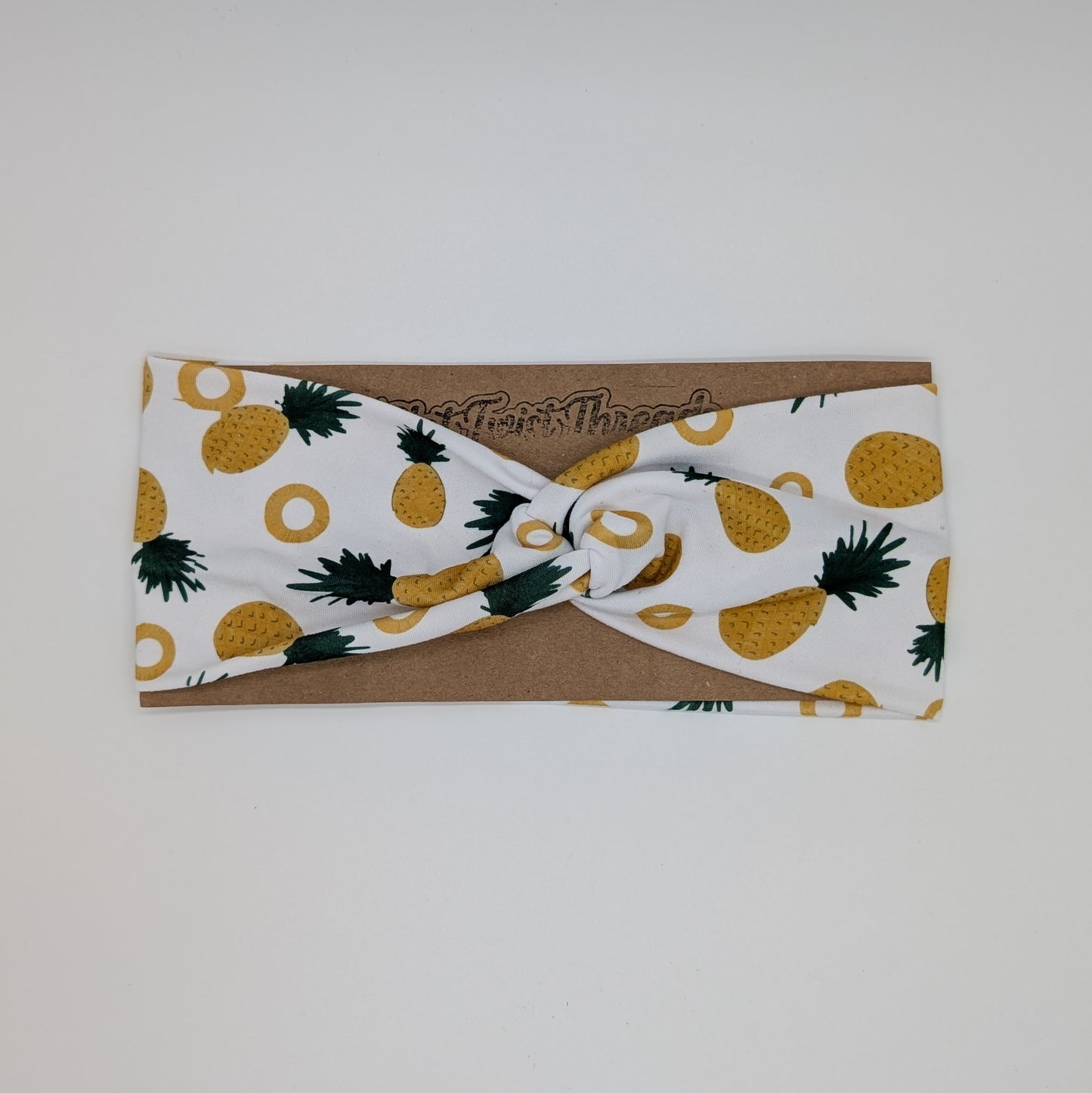 Adult Twist Headband - Pineapples