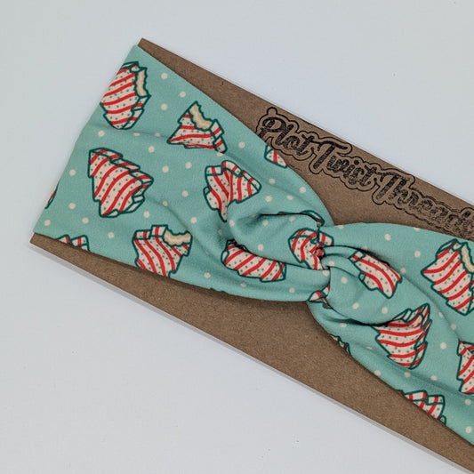 Adult Headband - Christmas Tree Cakes