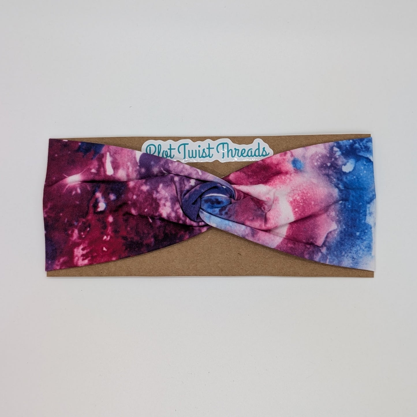 Adult Twist Headband - Purple Galaxy
