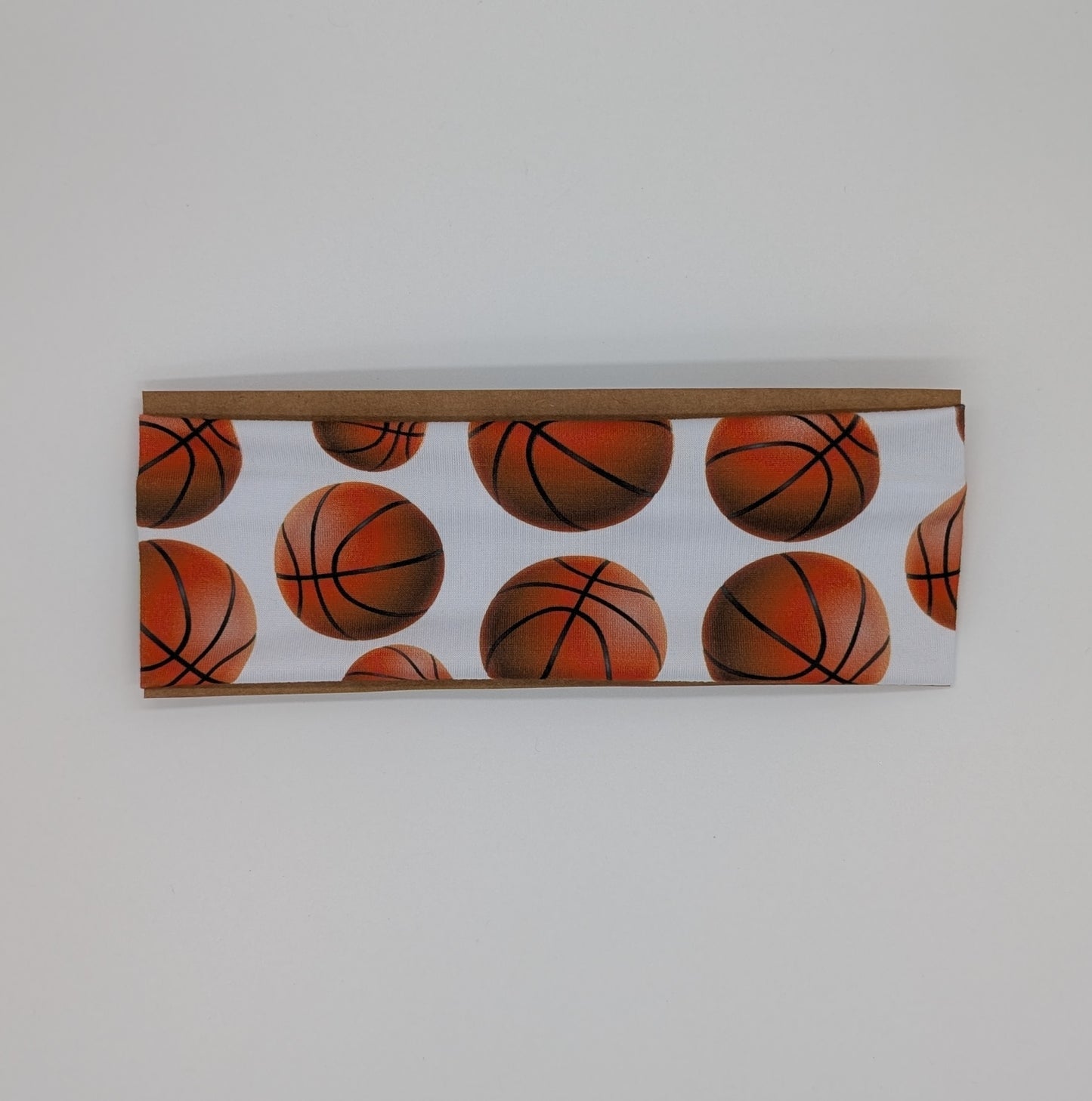 Youth Twist Headband - Basketballs