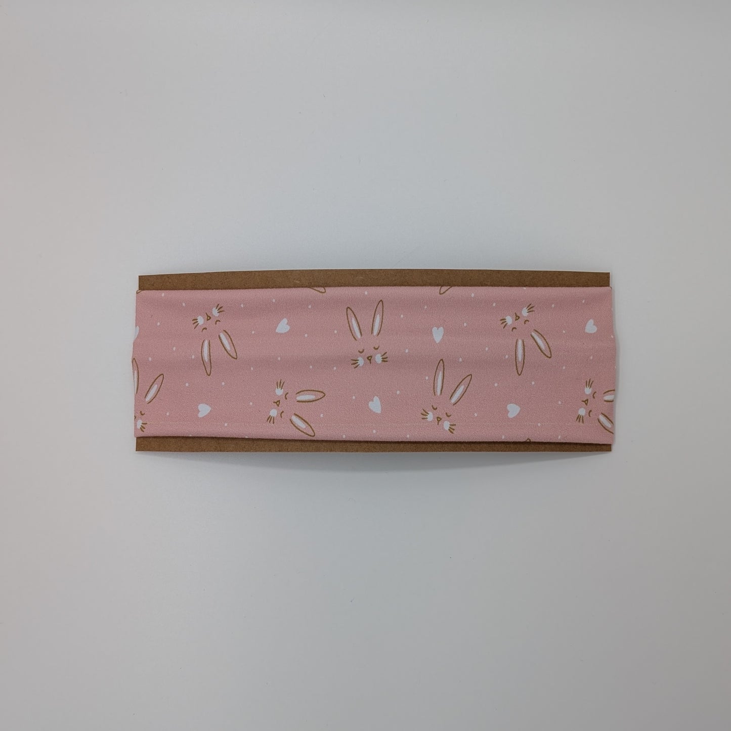 Youth Twist Headband - Pink Bunnies