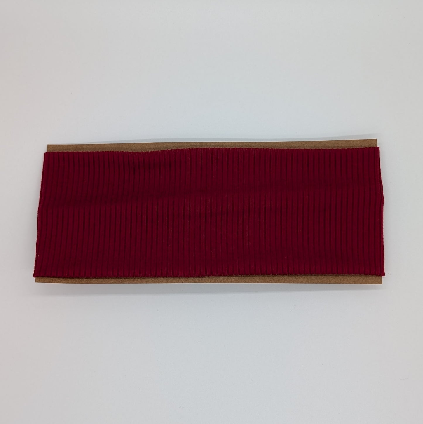 Adult Twist Headband - Rib Knit - Red