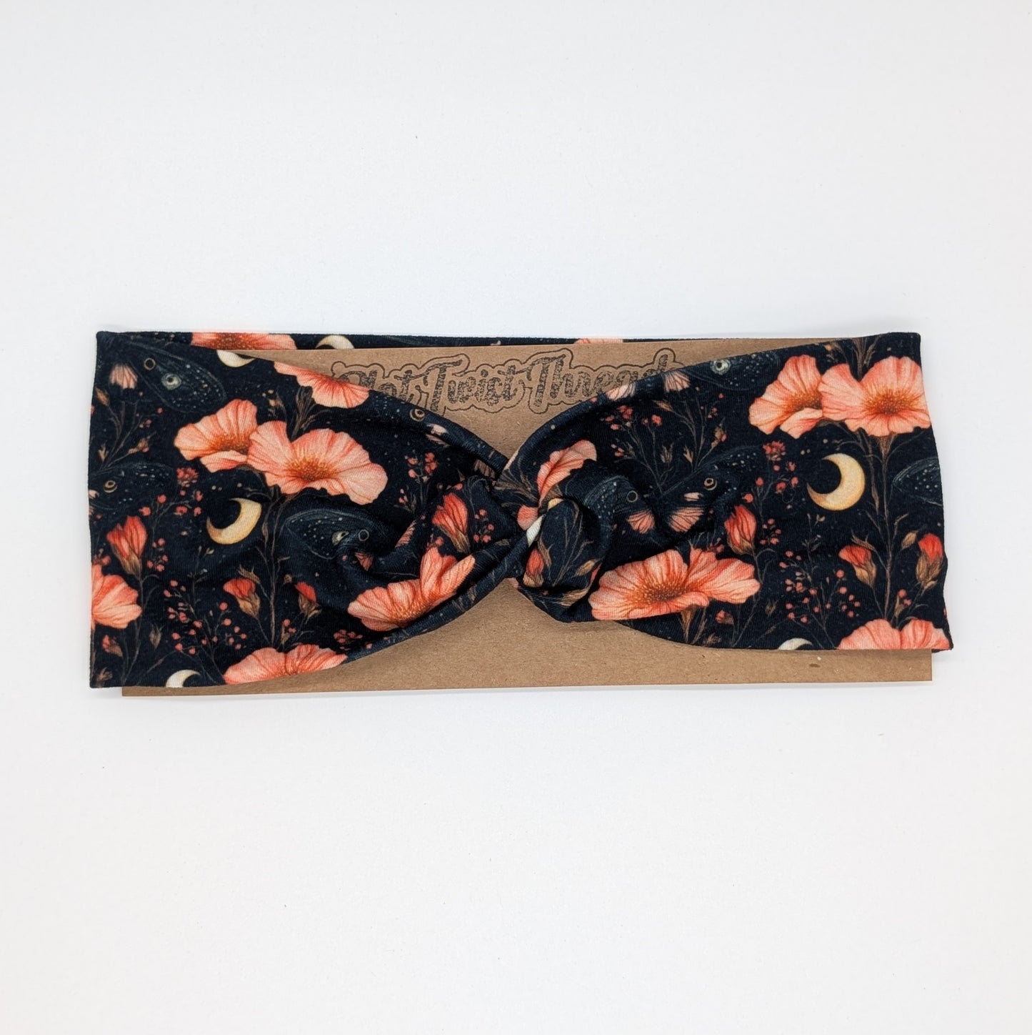 Adult Twist Headband - Night Blooms