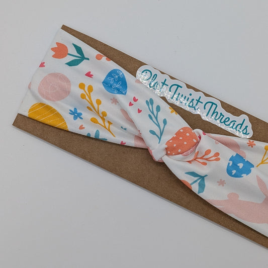 Youth Twist Headband - Easter Eggs