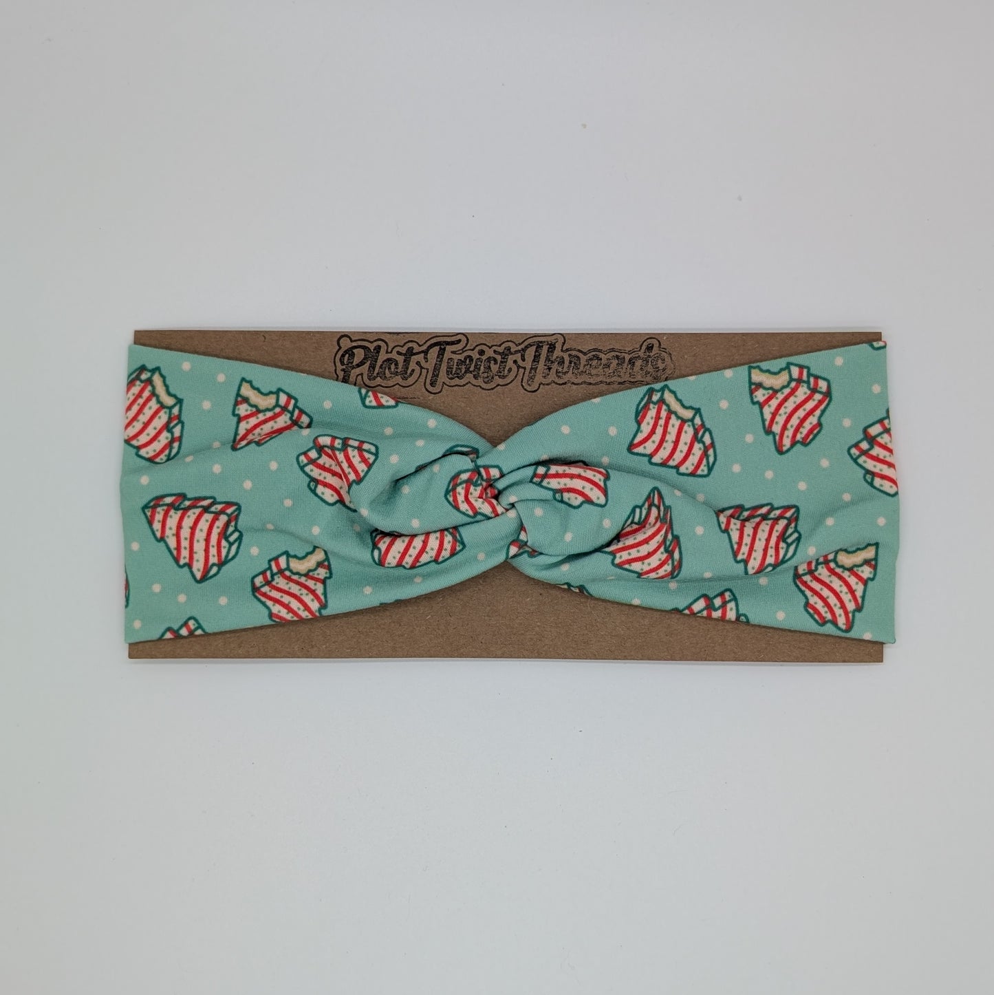 Adult Headband - Christmas Tree Cakes