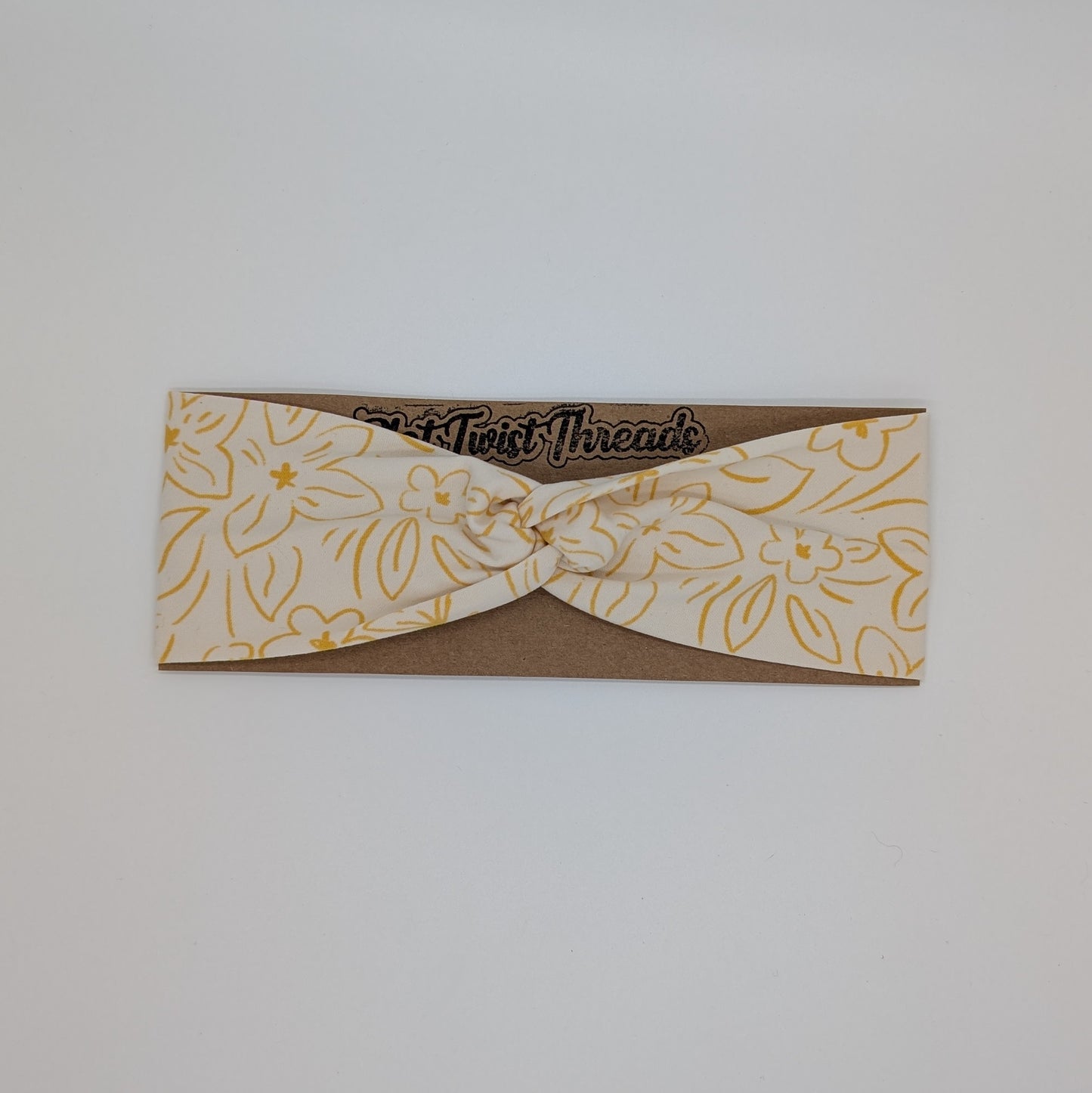 Youth Twist Headband - Plumeria