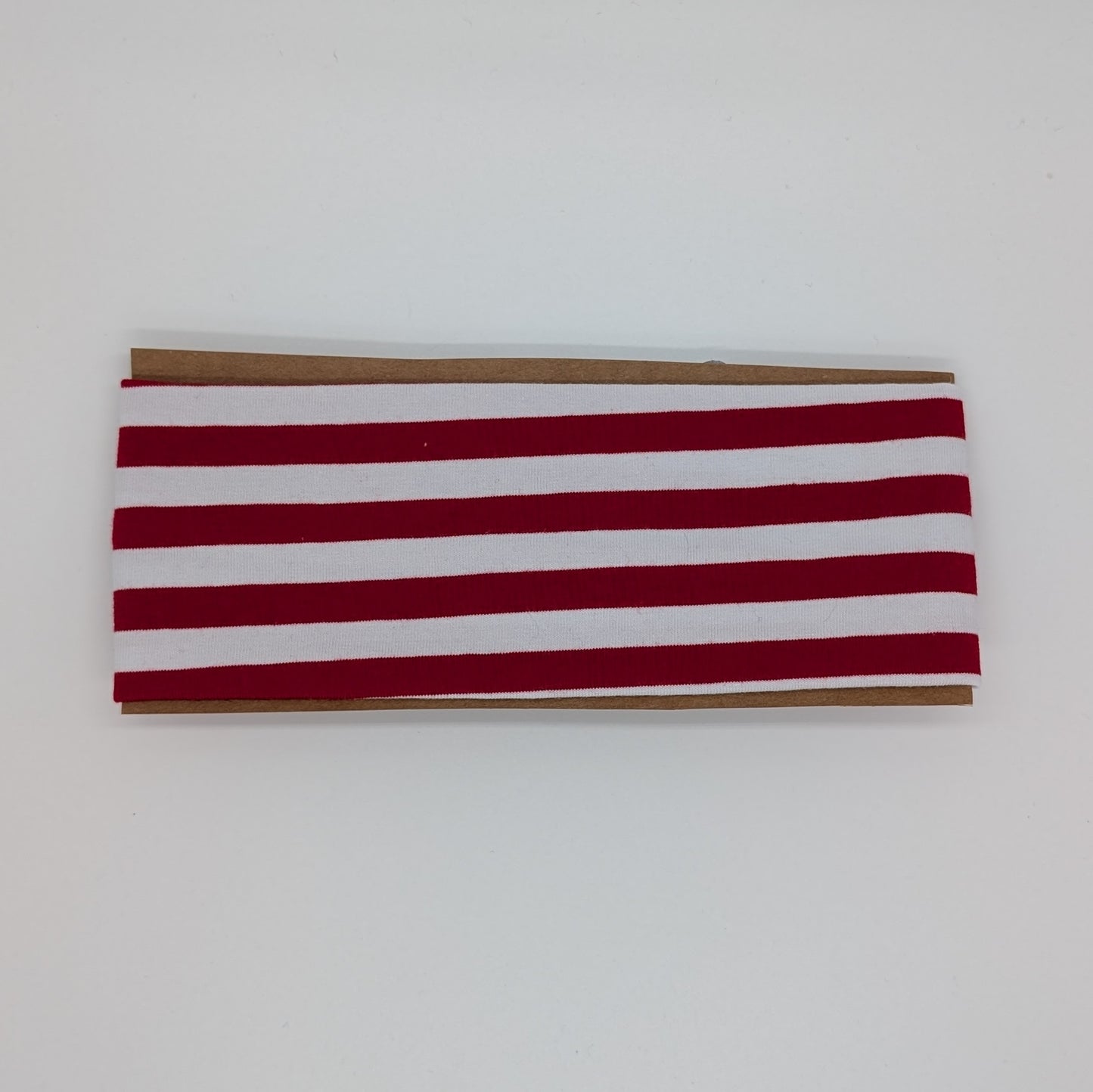 Youth Twist Headband - Red and White Stripes