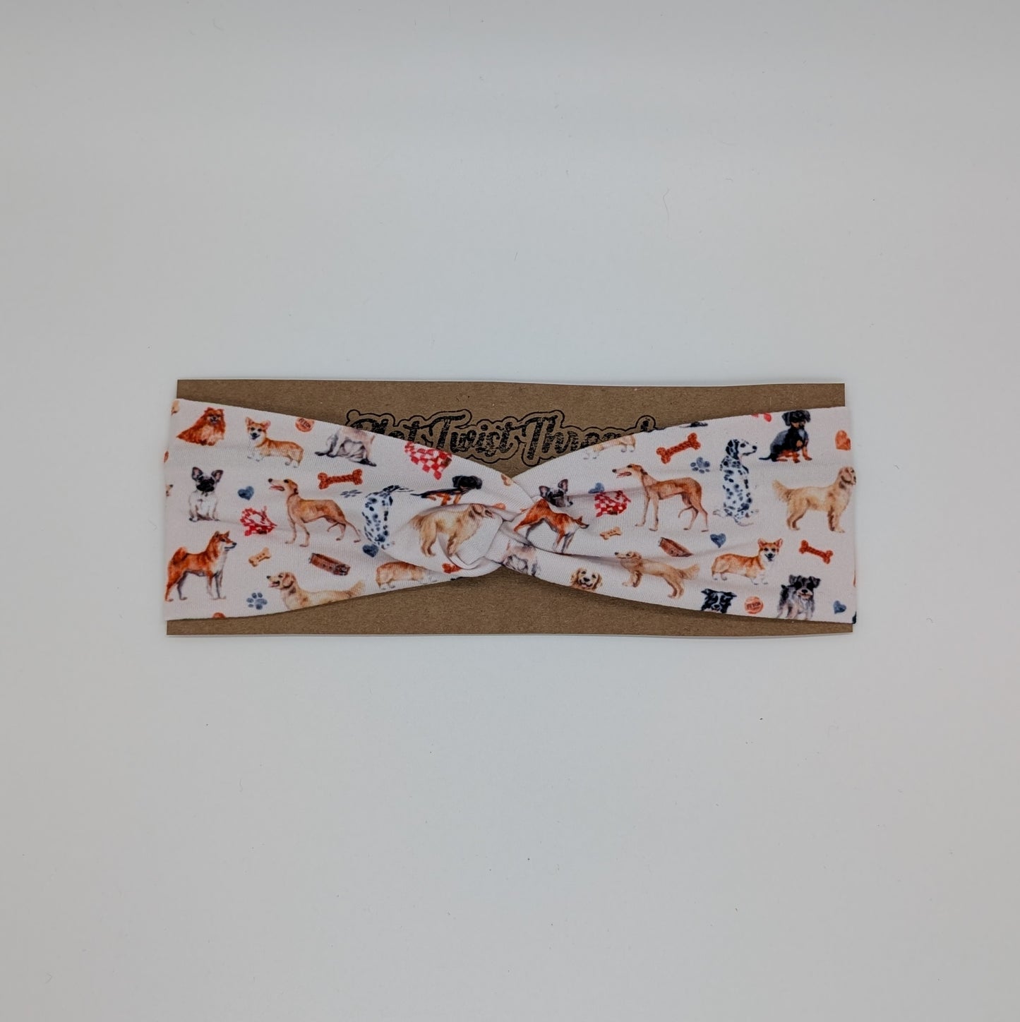 Youth Twist Headband - Dogs