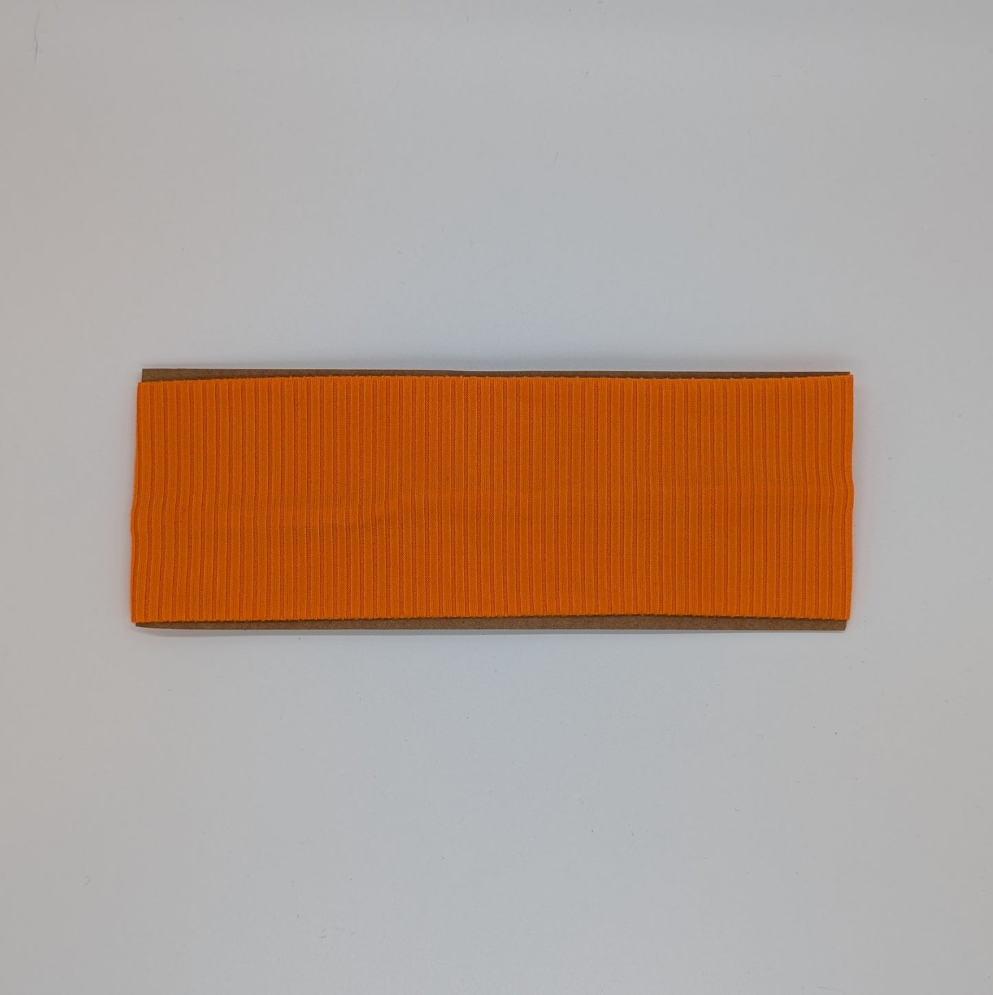 Youth Twist Headband - Orange Rib Knit