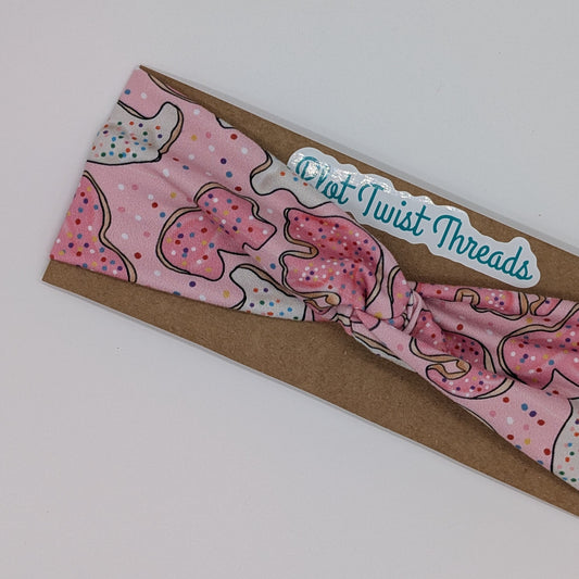 Youth Twist Headband - Animal Cookies