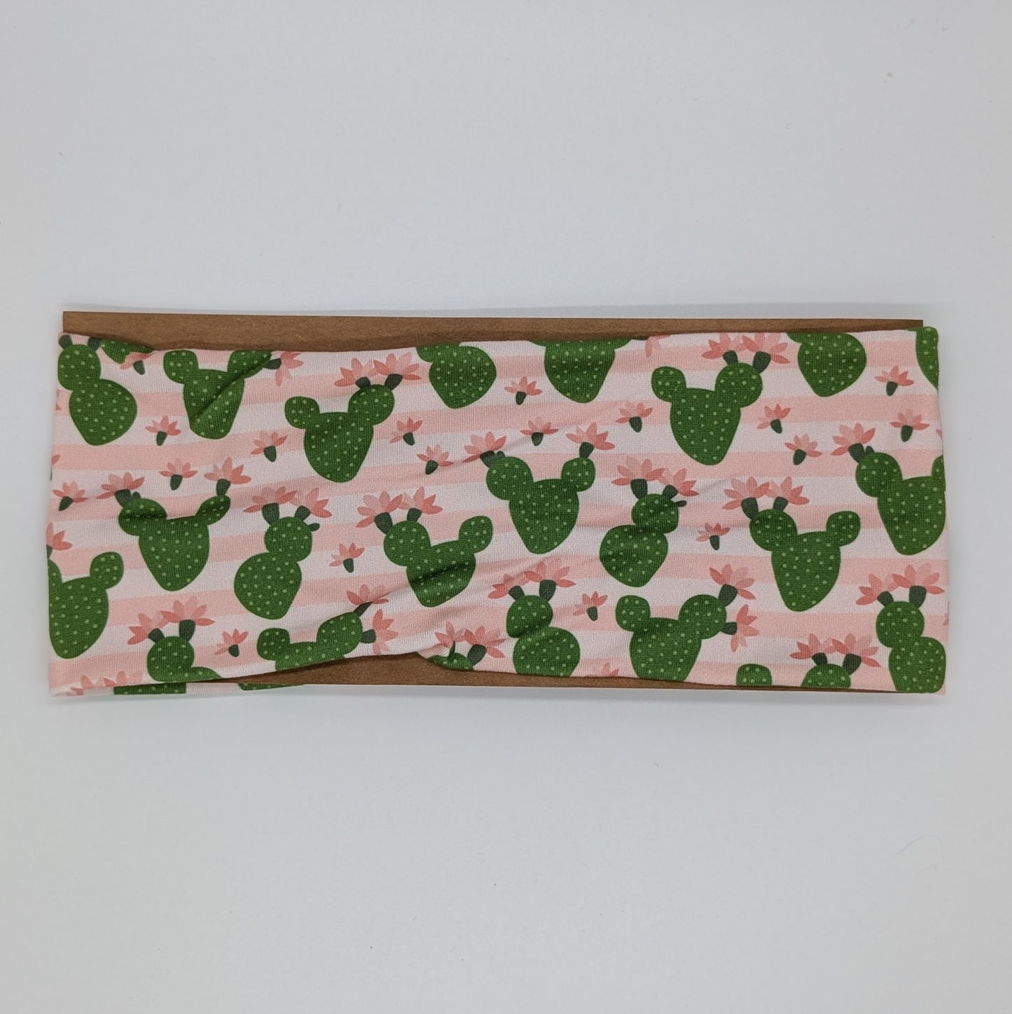 Adult Twist Headband - Cactus Light Pink