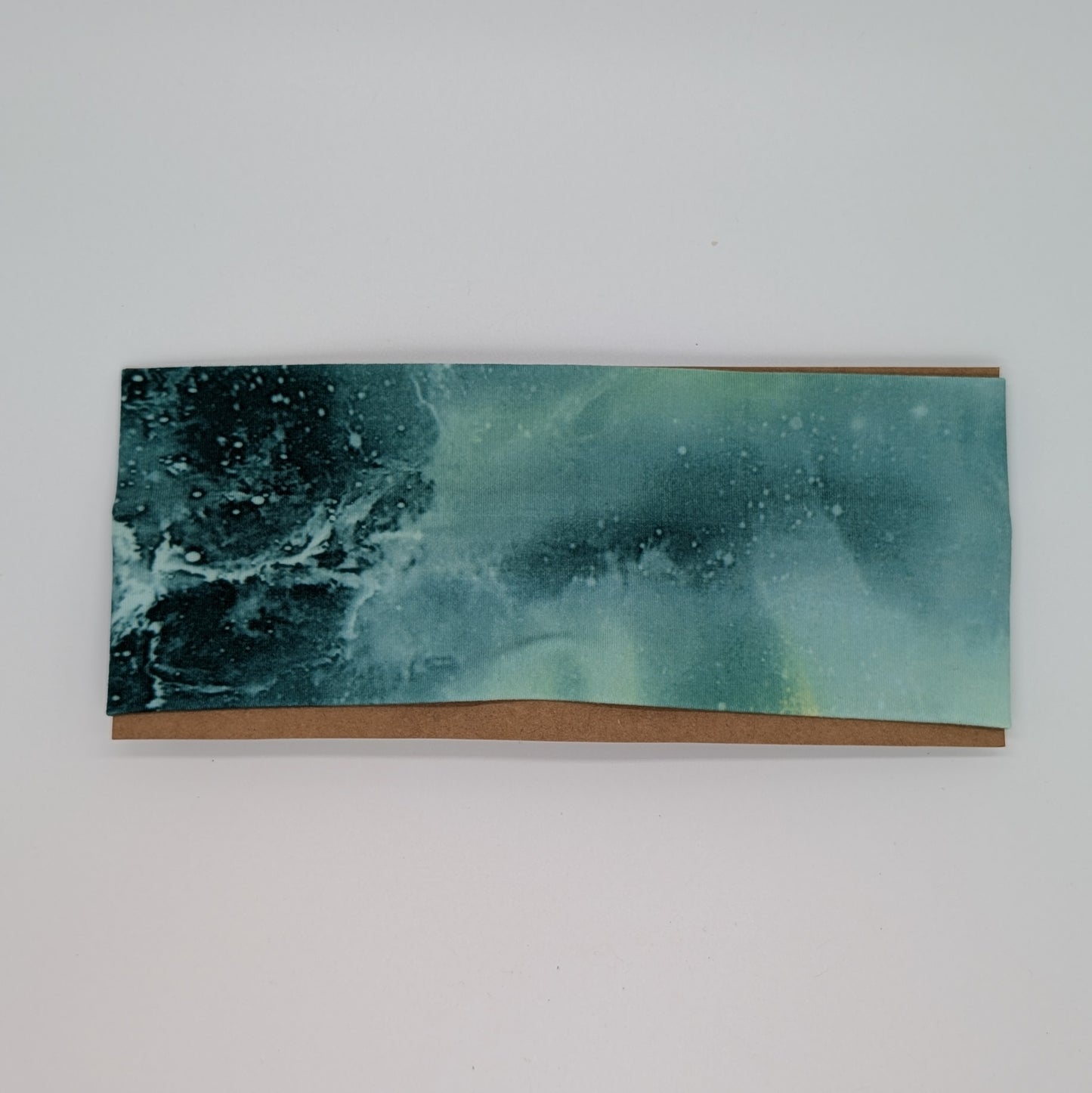 Adult Twist Headband - Green Galaxy