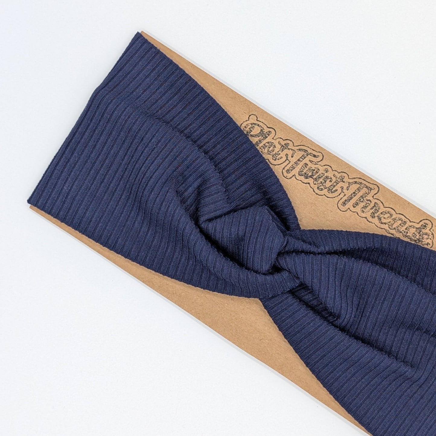 Adult Twist Headband - Rib Knit - Dark Purple