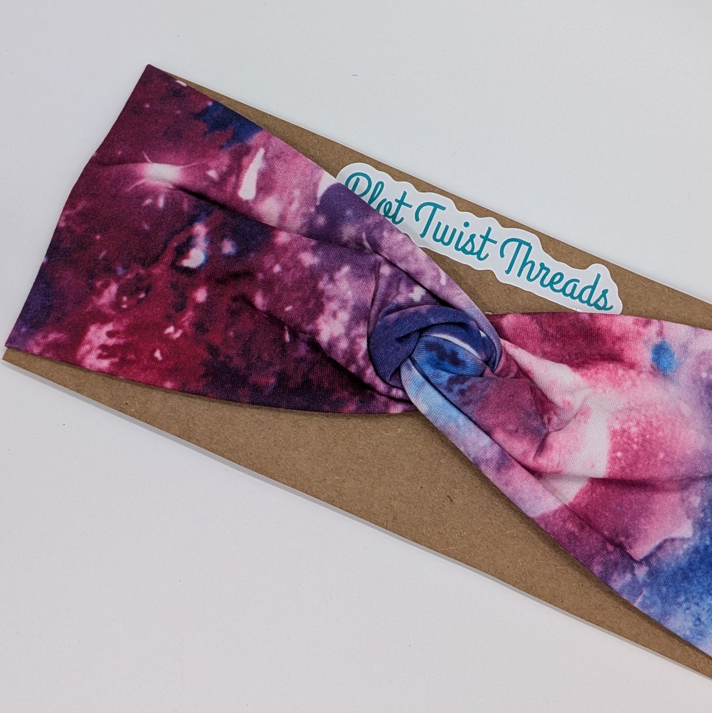 Adult Twist Headband - Purple Galaxy