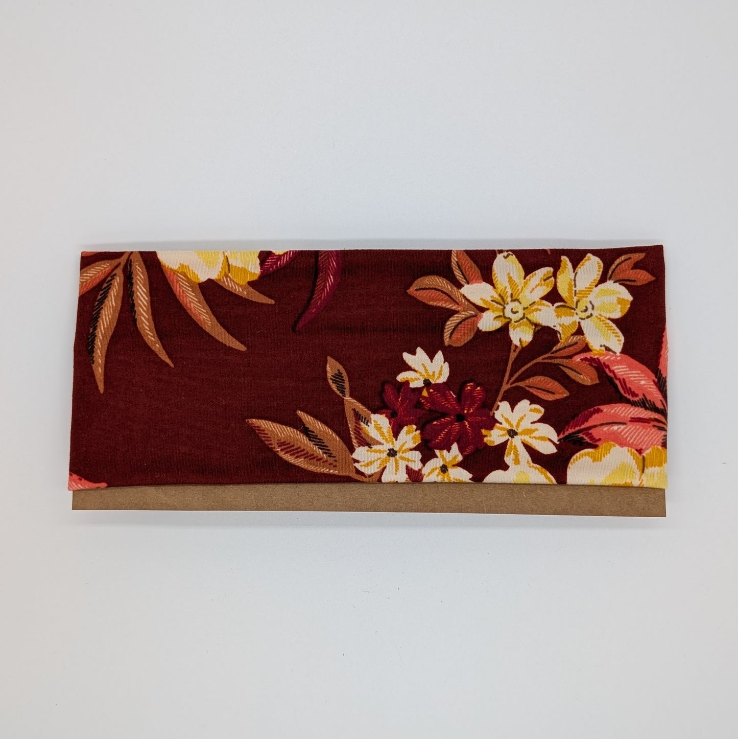 Adult Twist Headband - Red Floral